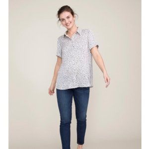 Hatch The Savannah Top White Cheetah Size 2